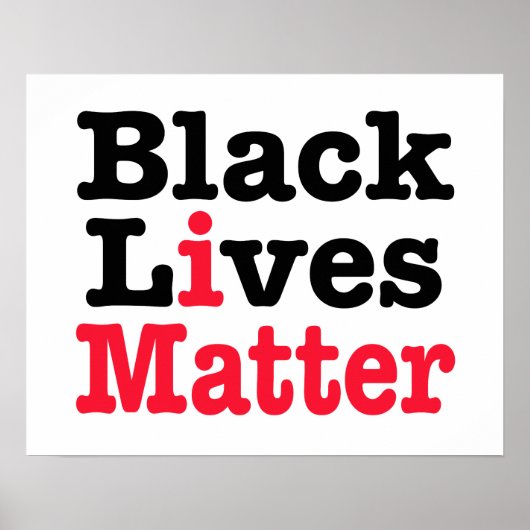 Black Lives Matter ポスター (正面)
