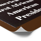 BLACK LIVES MATTER  BARACK OBAMA   ポスター (角)