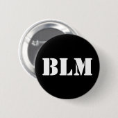 Black Lives Matter BLMピン 缶バッジ (正面&裏面)