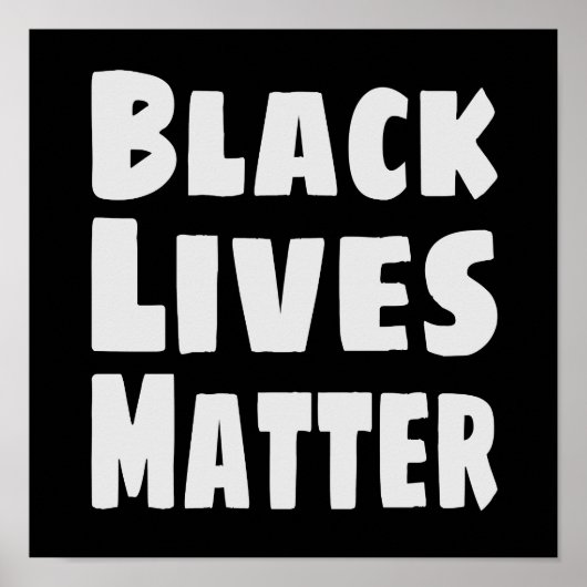Black Lives Matter BLM ポスター (正面)