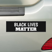 Black Lives Matter bumper sticker バンパーステッカー (車上)