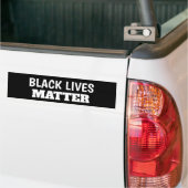 Black Lives Matter bumper sticker バンパーステッカー (トラック上)