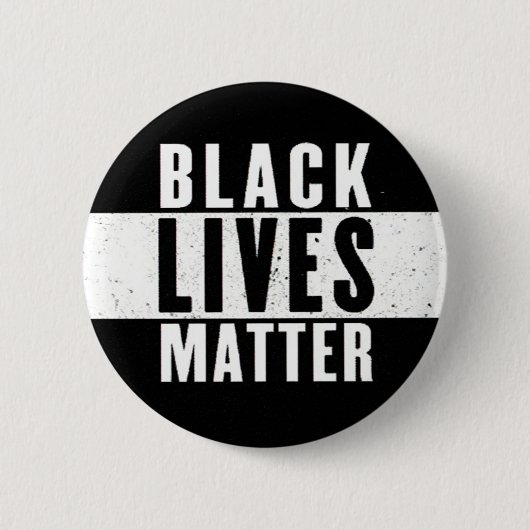 Black Lives Matter Button 缶バッジ (正面)