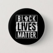 Black Lives Matter Button 缶バッジ (正面)