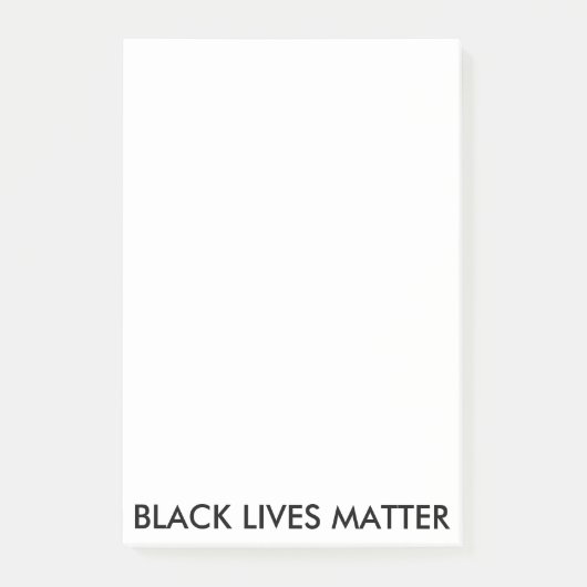 Black Lives Matter Notes ポストイット (正面)