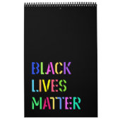 Black Lives Matter Stencil 01編集可能 カレンダー (カバー)