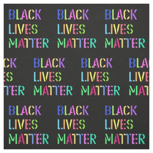 Black Lives Matter Stencil 01編集可能 ファブリック (見本)