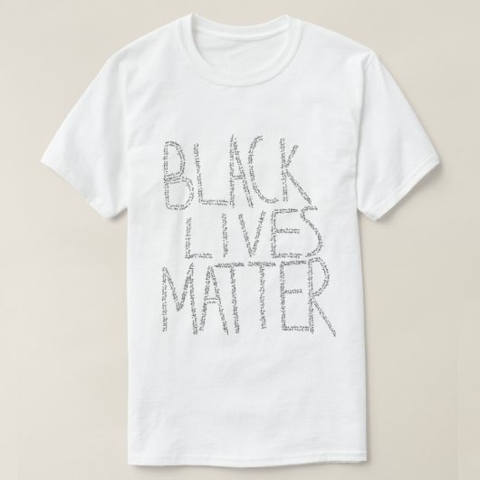 Black Lives Matter Tシャツ (デザイン正面)