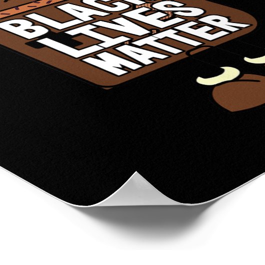 Black Lives Problem Video-game Black History Gamin ポスター (角)