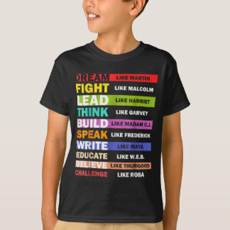 Black Lives S Black Leaders Black History Month  Tシャツ