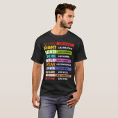 Black Lives S Black Leaders Black History Month  Tシャツ (正面フル)
