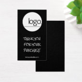 BLACK LOGO PACKAGE INSERTをご購入いただきありがとうございます (デスク)