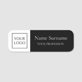 Black Logo Promotional 名札