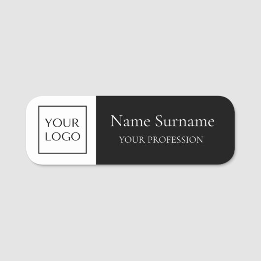 Black Logo Promotional  名札 (正面)