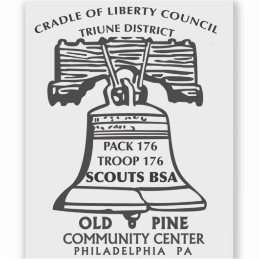 Black Logo Vinyl Stickers シール (正面)