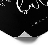 Black love brewing Wedding Coffee Bar ポスター (角)