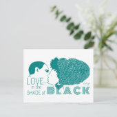 BLACK LOVE in AQUA ポストカード (スタンド正面)