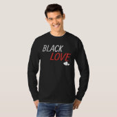 Black Love is a Beautiful Work of African Couple Tシャツ (正面フル)