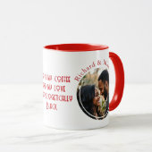 Black Love Quote I custom Photo Red マグカップ (正面右)