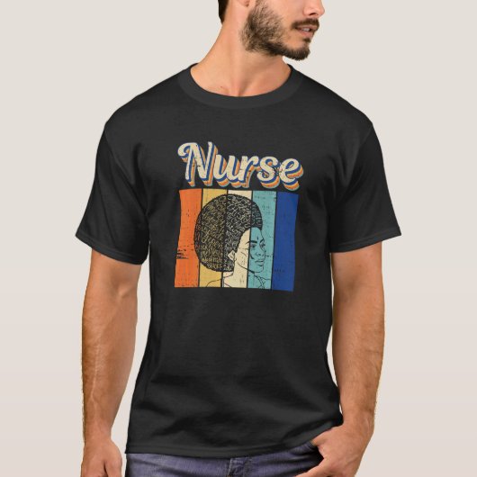 Black LPN Nurses Matter African American Black His Tシャツ (正面)