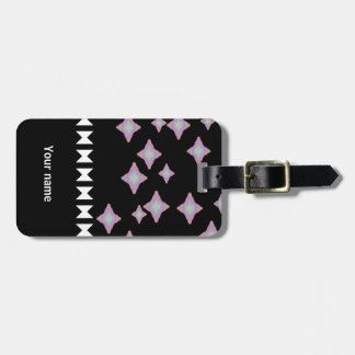 Black Luggage Tag with name tag ラゲッジタグ