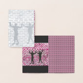 Black Magic Hollyhock by Yeshaya Dank -  箔カード (ディスプレー)