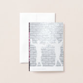 Black Magic Hollyhock by Yeshaya Dank -  箔カード (裏面封筒付き)