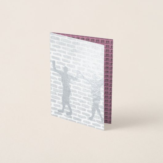 Black Magic Hollyhock by Yeshaya Dank -  箔カード (正面)