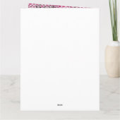 Black Magic Hollyhock by Yeshaya Dank Wood Wall Ar カード (裏面)