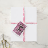 Black Magic Hollyhock by Yeshaya Dank Wood Wall Ar ギフトタグ (より糸付き)