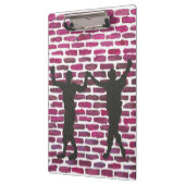 Black Magic Hollyhock by Yeshaya Dank Wood Wall Ar クリップボード (左)