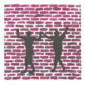 Black Magic Hollyhock by Yeshaya Dank Wood Wall Ar フォトキューブ (右)