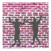 Black Magic Hollyhock by Yeshaya Dank Wood Wall Ar フォトキューブ (正面)