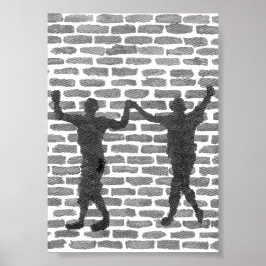 Black Magic Hollyhock by Yeshaya Dank Wood Wall Ar ポスター (正面)