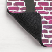 Black Magic Hollyhock by Yeshaya Dank Wood Wall Ar マウスパッド (コーナー)