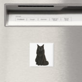 Black Maine Coon Magnet マグネット (インサイチュ (食洗機))