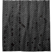 Black Mamba in図解入りの、写真付きの、アートプリント、 シャワーカーテン (正面)