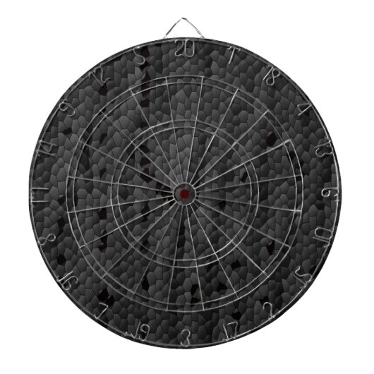 Black Mamba in図解入りの、写真付きの、アートプリント、 ダーツボード (正面)