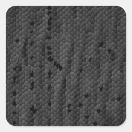 Black Mamba in,図解入りの、写真付きの Art スクエアシール