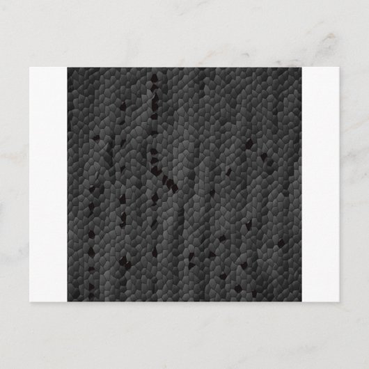 Black Mamba in,図解入りの、写真付きの Art ポストカード (正面)