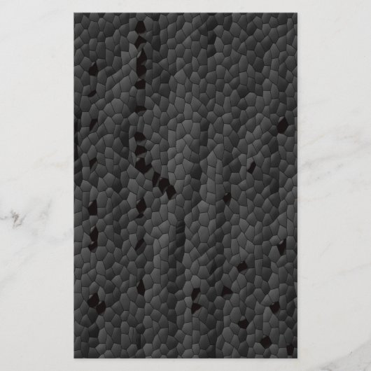 Black Mamba in,図解入りの、写真付きの Art 便箋 (正面)