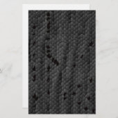 Black Mamba in,図解入りの、写真付きの Art 便箋 (正面/裏面)