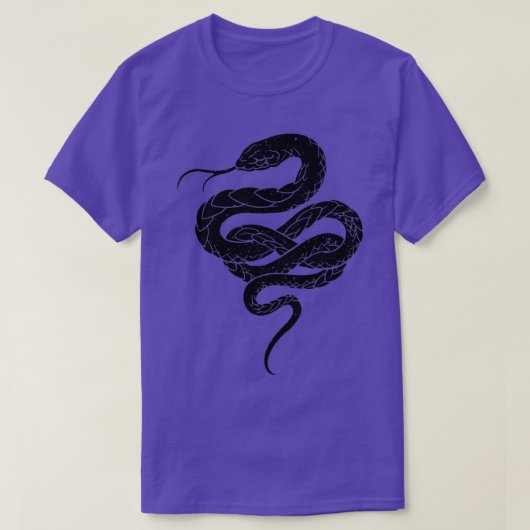 Black Mamba Snake  Tシャツ (デザイン正面)