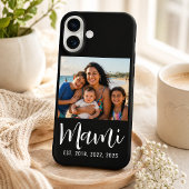 Black Mami Established Script Photo Case-Mate iPhoneケース