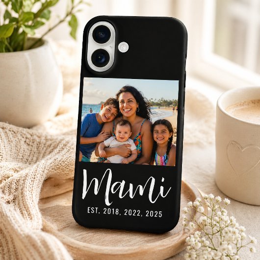 Black Mami Established Script Photo Case-Mate iPhoneケース