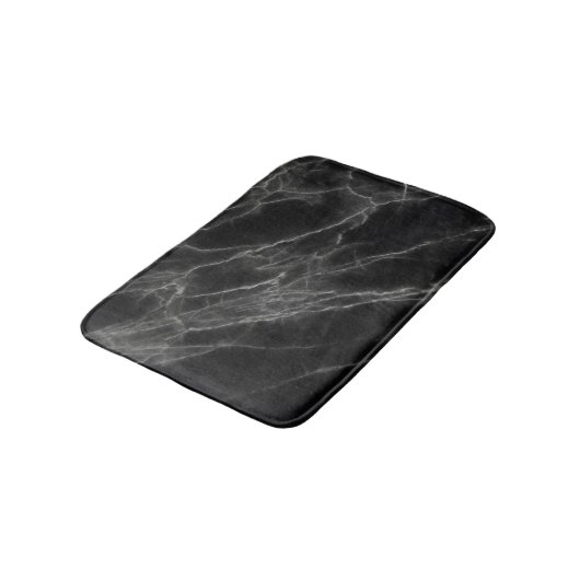 Black Marble Bath Mat バスマット (アングル)
