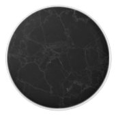 Black Marble Ceramic Knob for Modern Interiors セラミックノブ (正面)