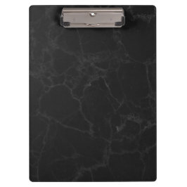 Black Marble Finish Clipboard Stylish and Durable クリップボード
