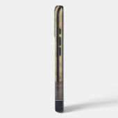 black marble gold glitter monogram Case-Mate iPhoneケース (裏面 / 左)