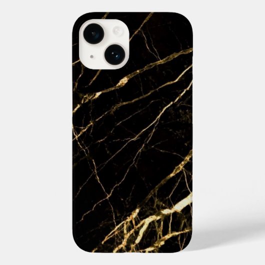 black marble gold hoesje voor iphone 14 Case-Mate iPhoneケース (裏面)